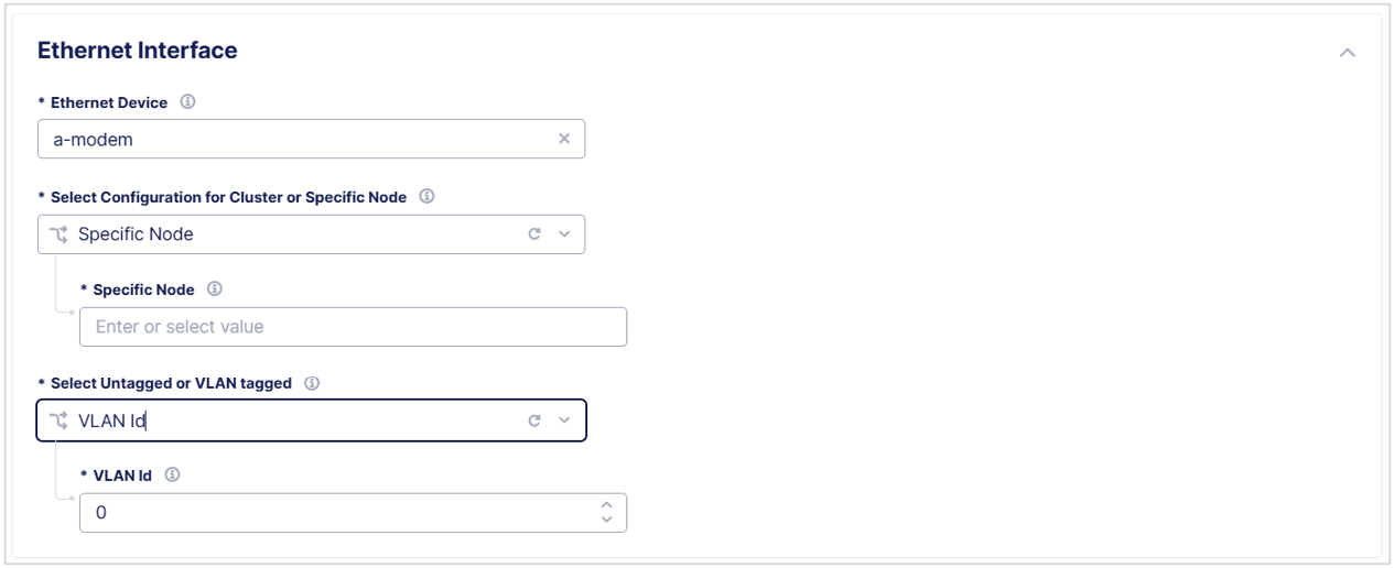 Figure: Configure a Storage Interface