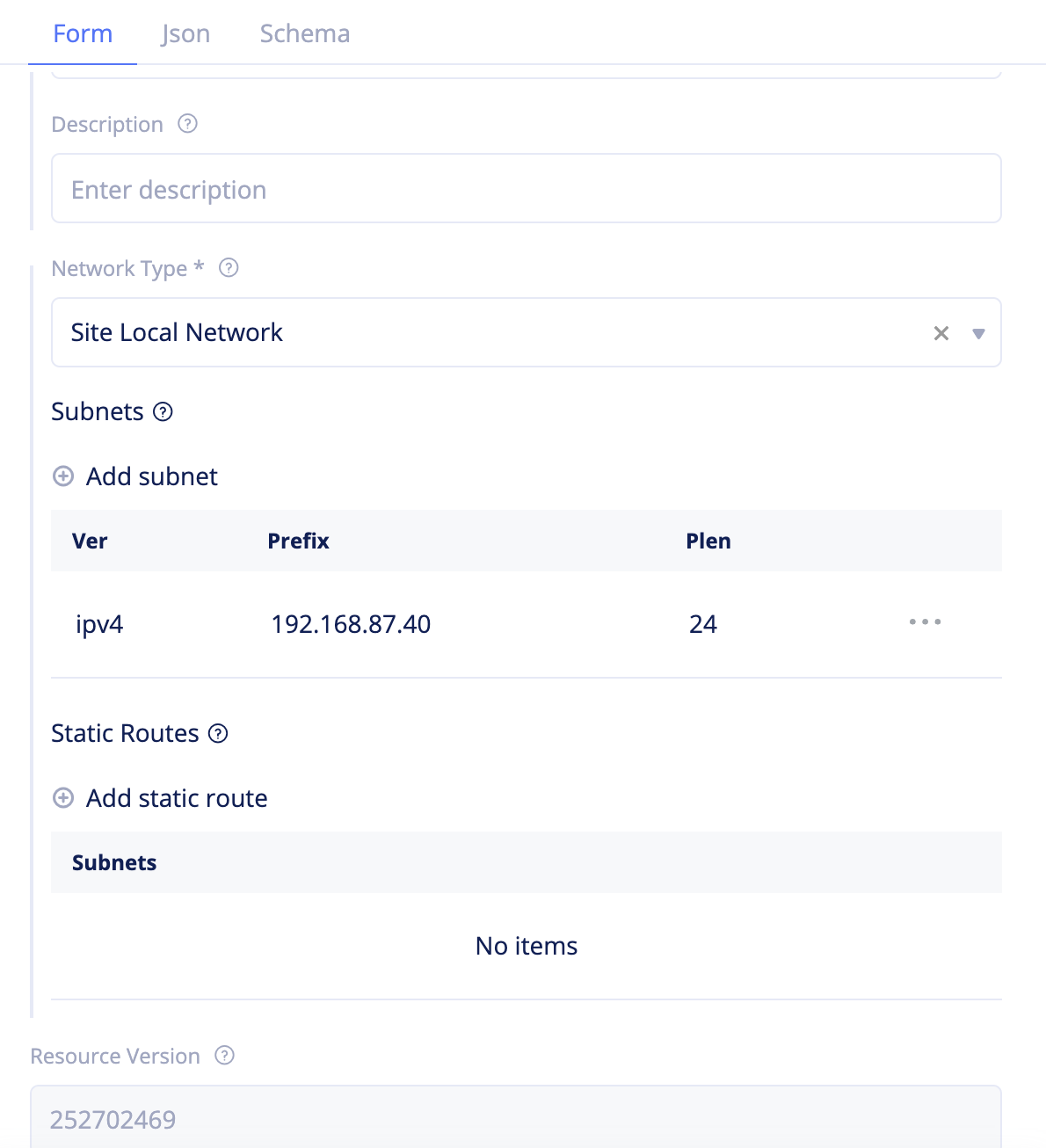 Figure: Virtual Network Creation
