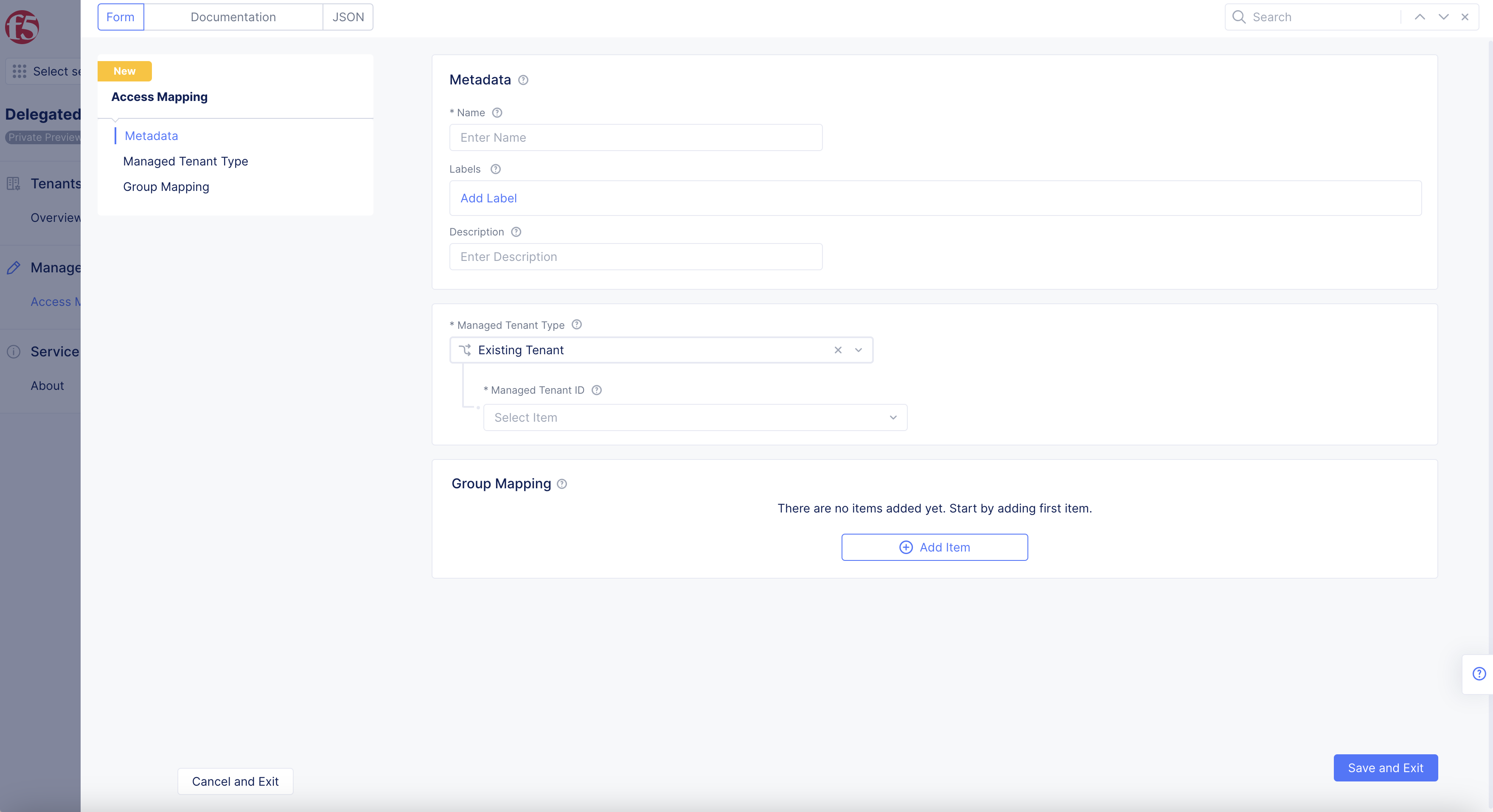 Figure: Access Mapping