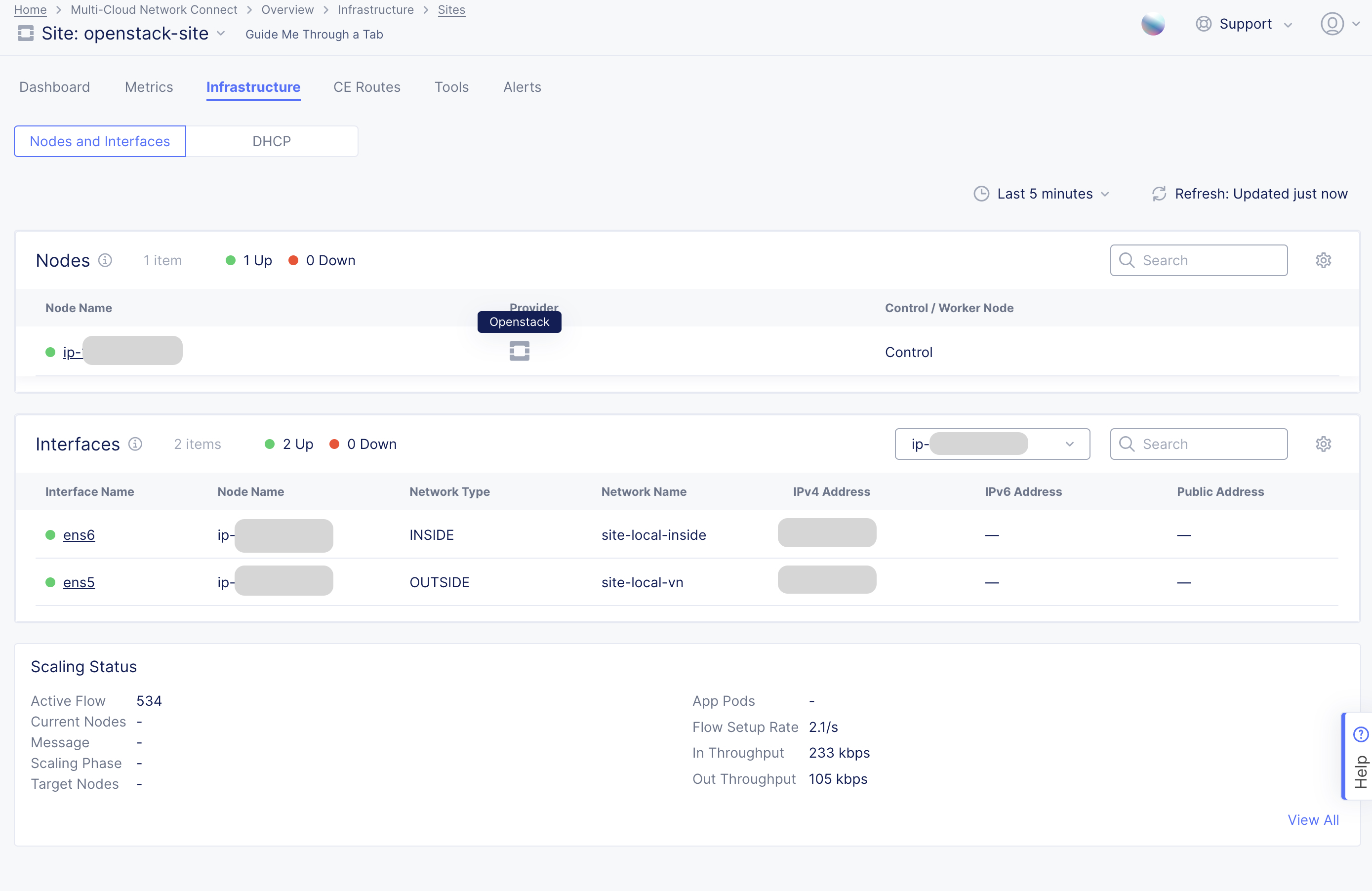 Figure: Verify Interfaces Created