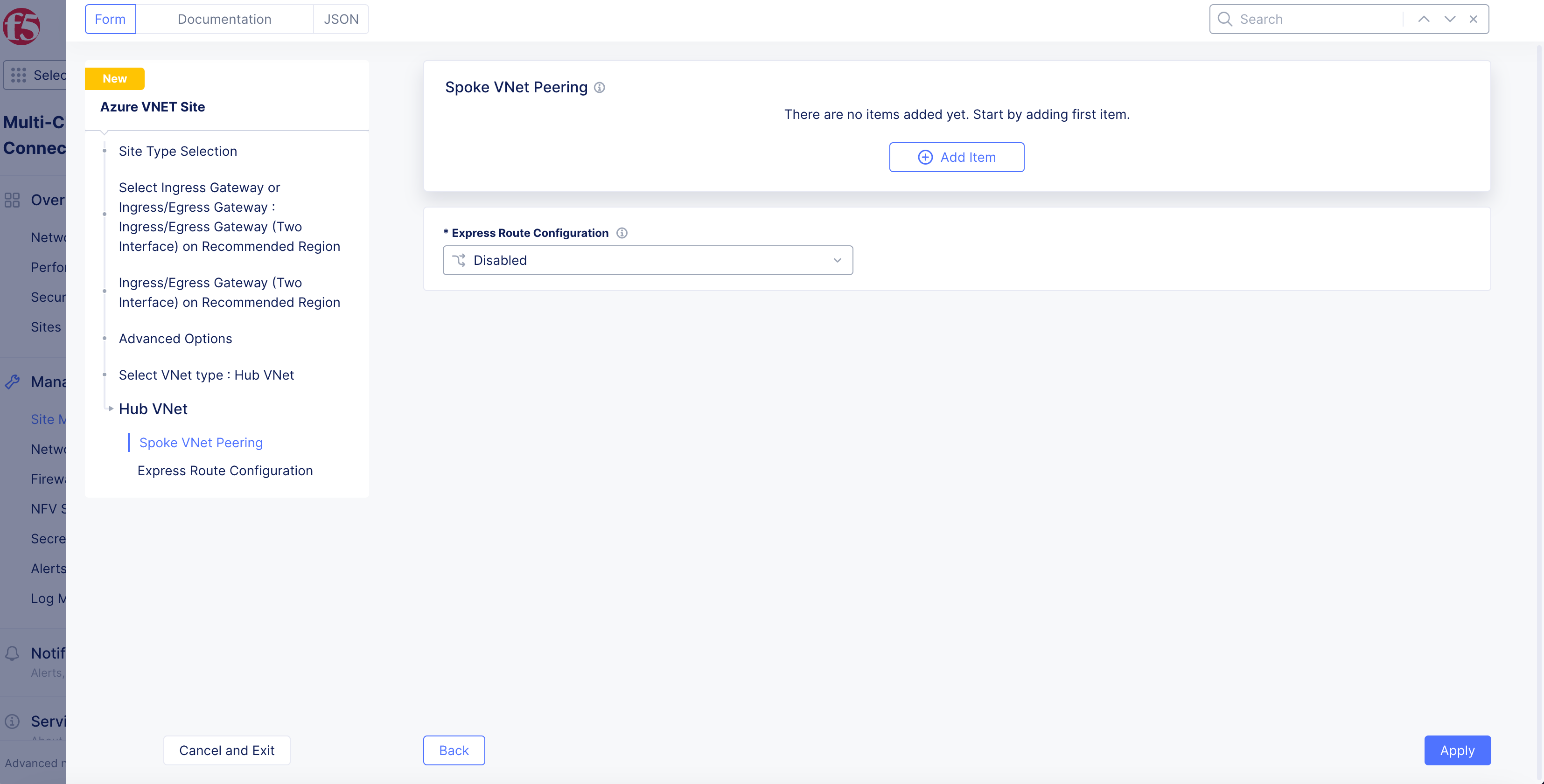 Figure: Add Spoke VNet